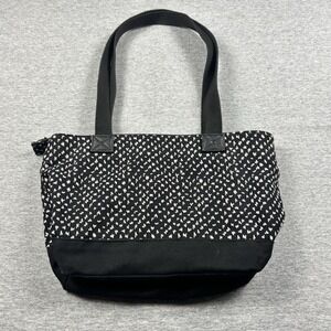 Thirty-One Demi Day Bag Lil Scribble Black White Tote Purse 31 Thirty One